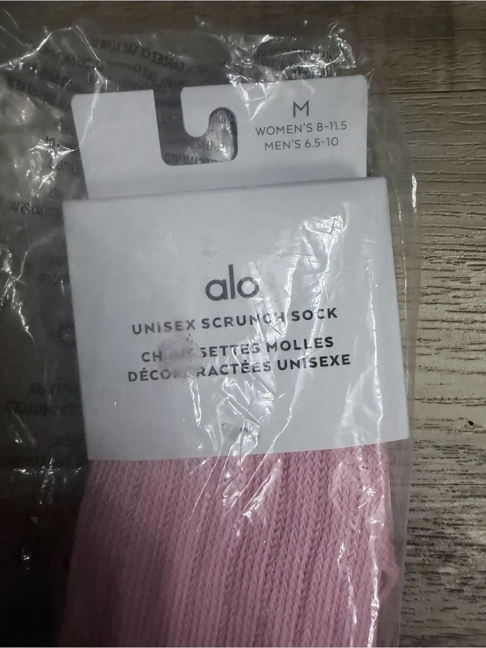 ALO Yoga Women's Scrunch Sock in Light Pink